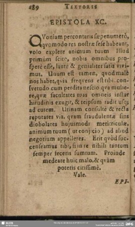 Epistola XC.