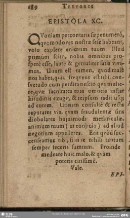Epistola XC.