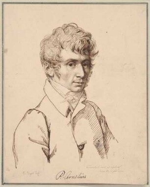 Bildnis Cornelius, Peter von (1783-1867), Maler, Illustrator, Akademiedirektor