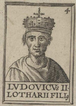 Bildnis von Lvdovicvs II., Kaiser des Römisch-Deutschen Reiches