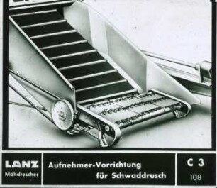 Aufnehmer-Vorrichtung für Schwaddrusch
