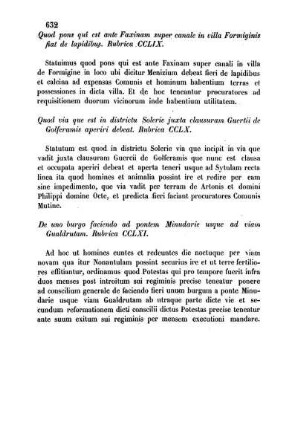 Rubrica CCLXI. - Rubrica CCLXXX.