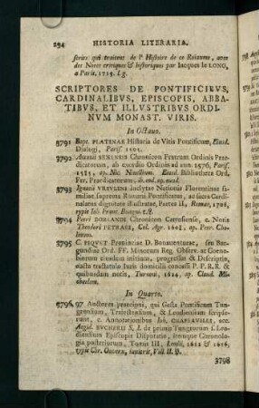 294-310, Scriptores de pontificibus, cardinalibus, episcopis, abbatibus et illustribus ordinum monast. viris - Miscellanei