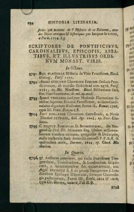 294-310, Scriptores de pontificibus, cardinalibus, episcopis, abbatibus et illustribus ordinum monast. viris - Miscellanei