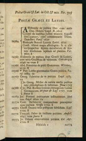795-819, Poetae graeci et latini