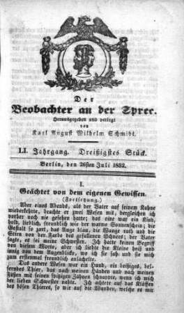 30. Stueck, 26. Juli 1852