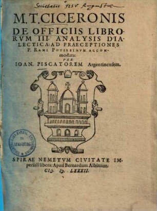 De officiis librorum III analysis dialectica
