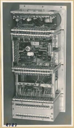 Einlagerungstelegrafie-Gerät Tonrufumsetzer; Foto 1953