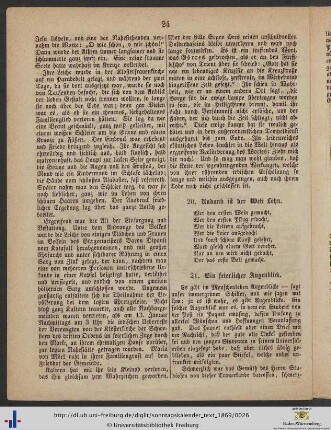 21. Ein feierlicher Augenblick.