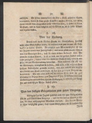 §. 29. Von den hiesigen Gelegenheiten zum guten Umgange
