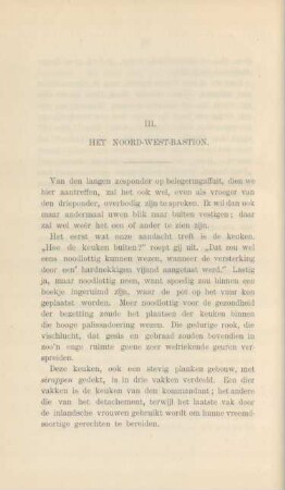 III. Het noord-west-bastion