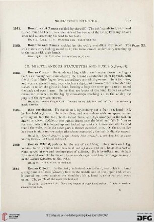 III: Miscellaneous statuettes and busts
