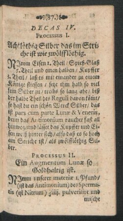 Decas IV. Processus I. - X.