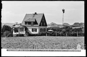 Waltersdorf, Haus Elfriede mit Rauenstein und Bärensteine