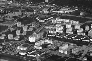 Freiburg: Bischofslinde, Esso-Hotel, Studentendorf, Berliner Allee