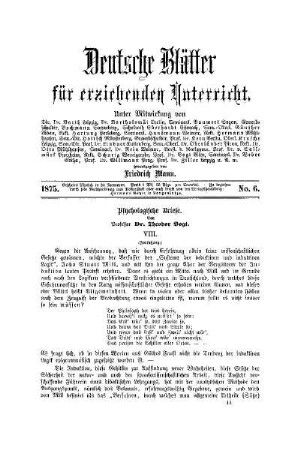 Psychologische Briefe : (Fortsetzung)