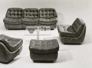 Hocker : Sitzgruppe mit Hocker und Couchtisch (1973)