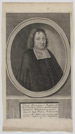Bildnis des Georg Conradus Bergius