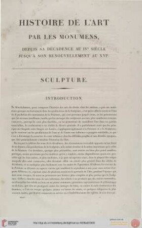 Sculpture. Introduction