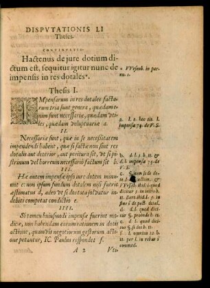 Disputationis LI Theses.