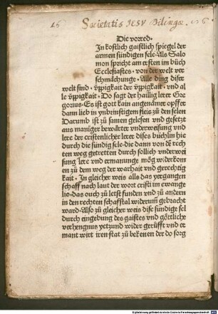 Ain kostlich gaistlich spiegel der armen sündigen sele