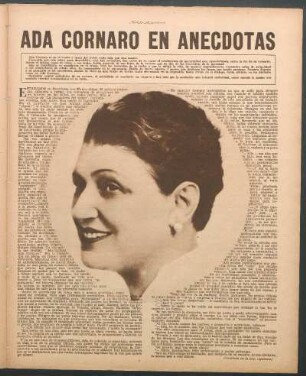 Ada Cornaro en anécdotas