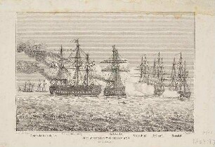 Seegefecht bei Helgoland 9 Mai 1864.