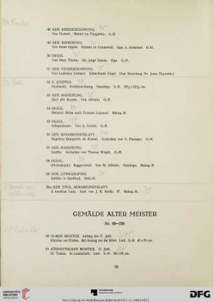 Gemälde alter Meister (Nr. 60-226)