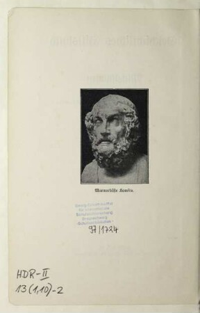 Marmorbüste Homérs