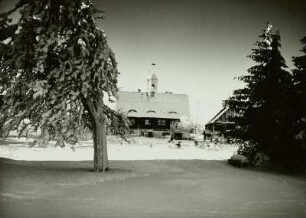 Zinnwald-Georgenfeld, Huthaus "Reicher Trost", Ansicht von Norden