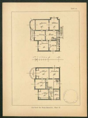 Landhaus für Groß-Lichterfelde, Blatt II