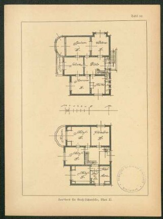 Landhaus für Groß-Lichterfelde, Blatt II