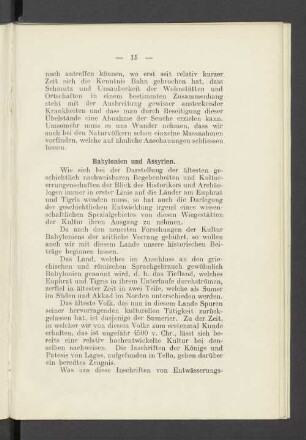 Babylonien und Assyrien