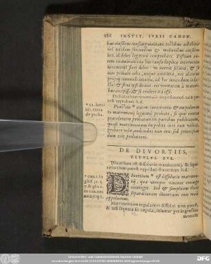 De Divortiis, Titulus XVI.