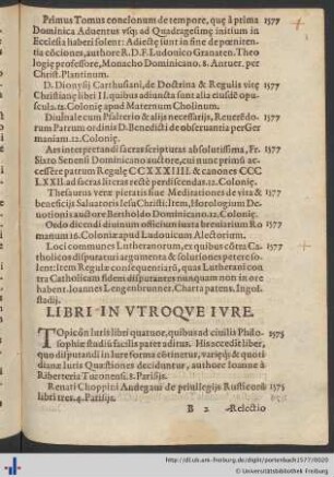 Libri In Vtroqve Ivre.