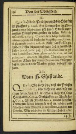 24. Vom H. Ehestande.