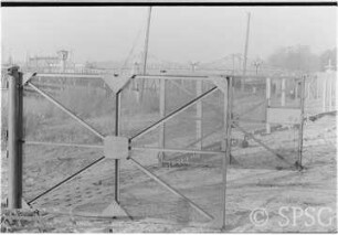 Grenzanlage Babelsberg - Blickrichtung Glienicker Brücke