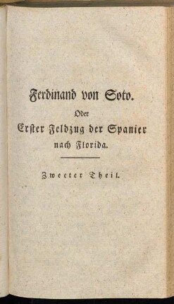 Zweeter Theil.