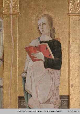 Thronende Madonna mit Heiligen