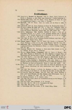 Erzbistümer (Nr. 1783-1822)