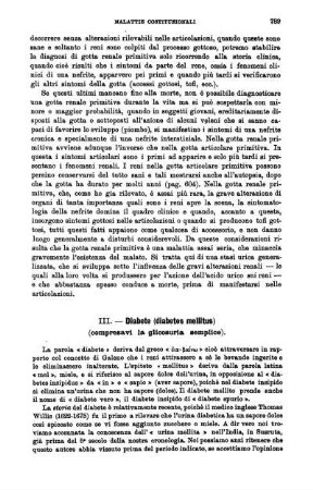 III. Diabete (diabetes mellitus)[...].