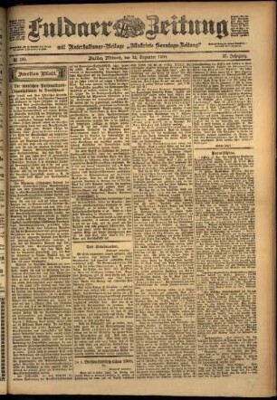 Zweite Ausgabe vom Mittwoch, den 12. Dezember 1900.