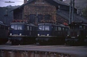 Bw Würzburg Lok 118 002 Lok 118 053 Lok 144 118