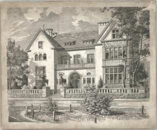 Littmann, Max; München - Bogenhausen, Höchlstr.; Villa Lindenhof - Perspektive