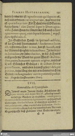LVII. Memorabilia de Cynocephalo