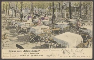 Ansichtskarte Gaststätte „Klein-Meran“ am Victoriapark