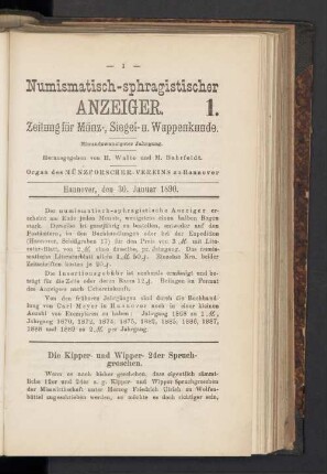 1. 30. Januar 1890
