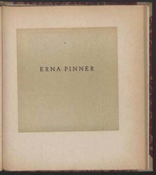 Erna Pinner