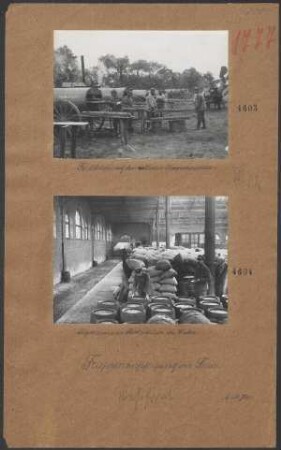 Feldbäckerei auf dem westlichen Kriegsschauplatz