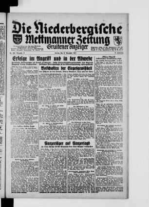 Die Niederbergische Mettmanner Zeitung. 1941-1950